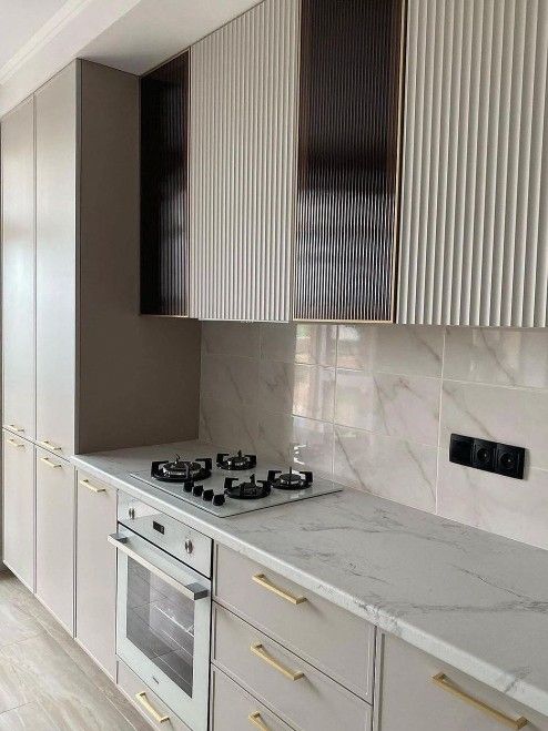 Угловая кухня в стиле неоклассика, ЖК Архитектор, фото - 2