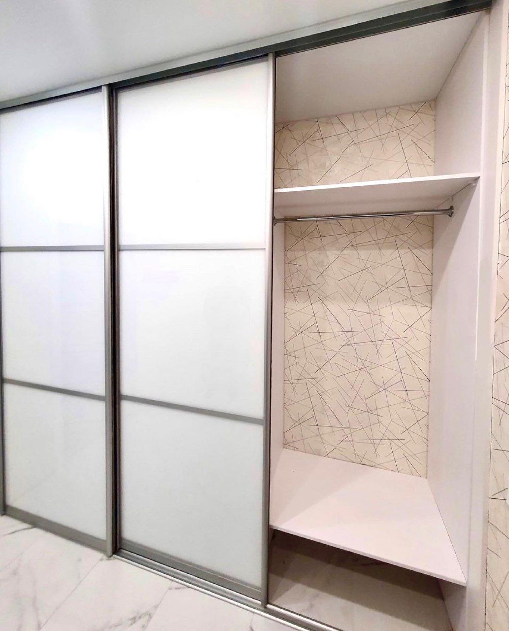 Шкаф-купе в цвете Бежевый песок, ЖК Меркато, фото - 1