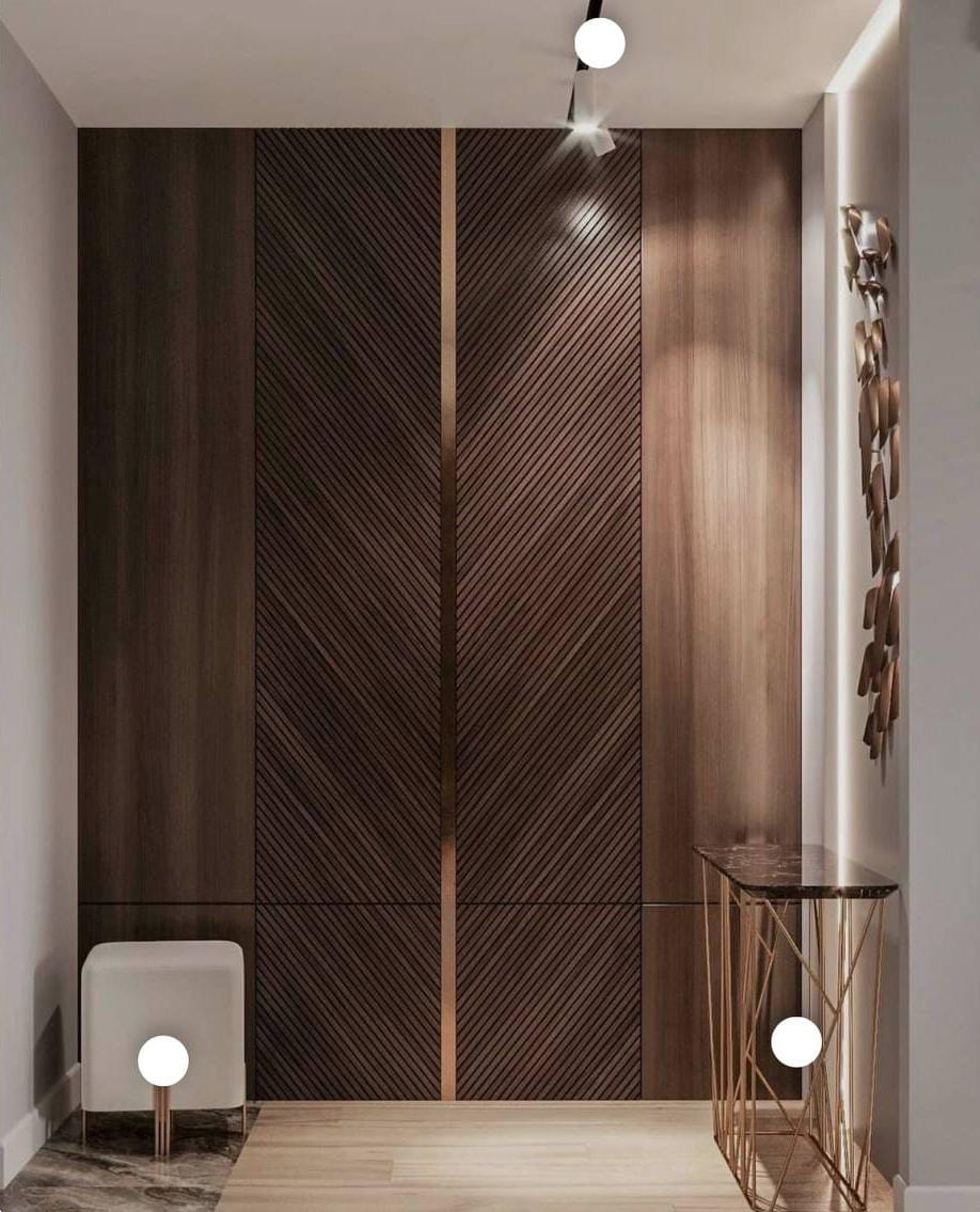 Стеновые панели с золотистыми вставками, фото - 0