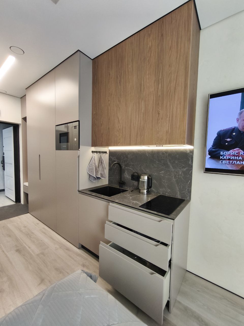 Комплект мебели в студию 18м² в ЖК Кислород, фото - 2